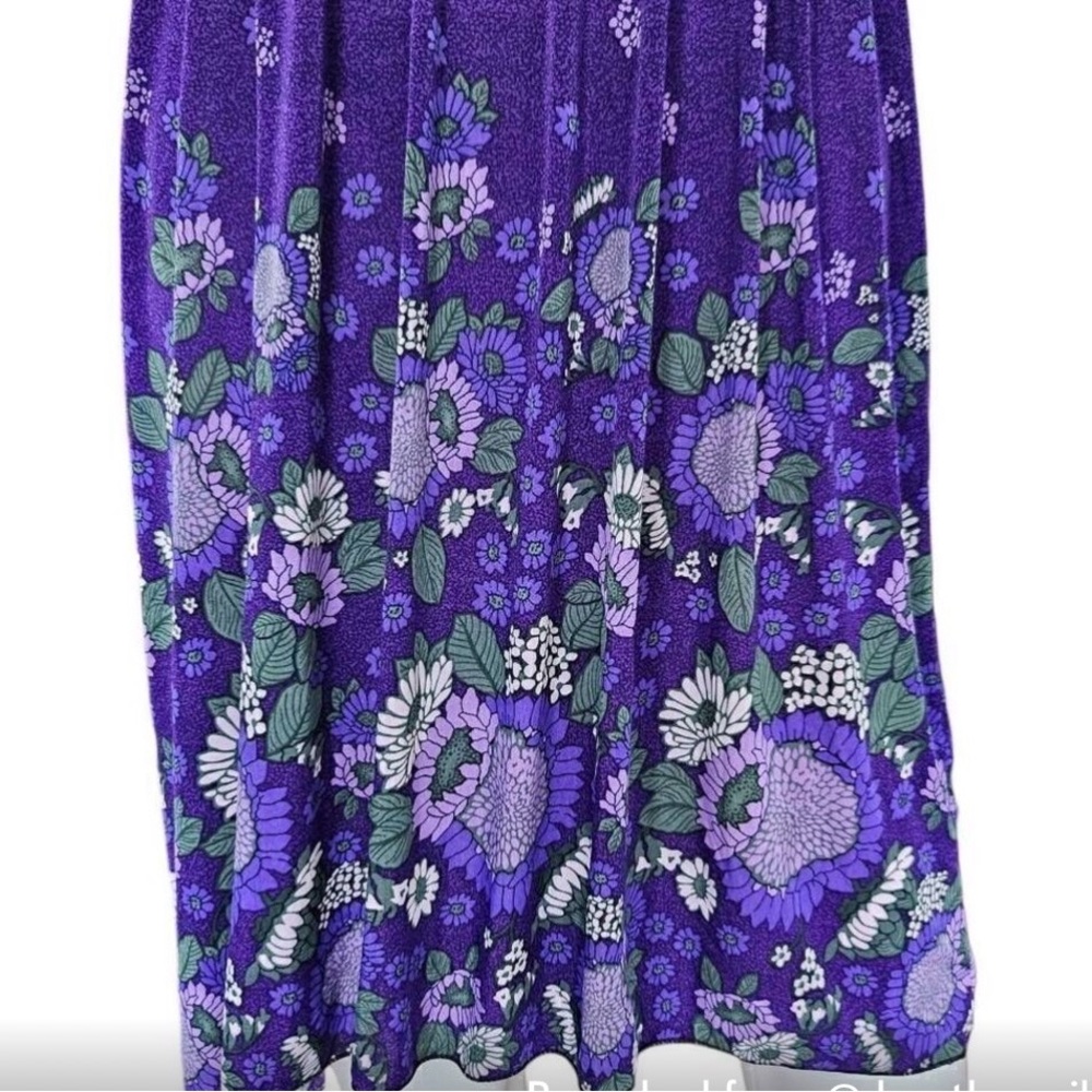 Vibrant Purple babydoll dress - Picture 5 of 8
